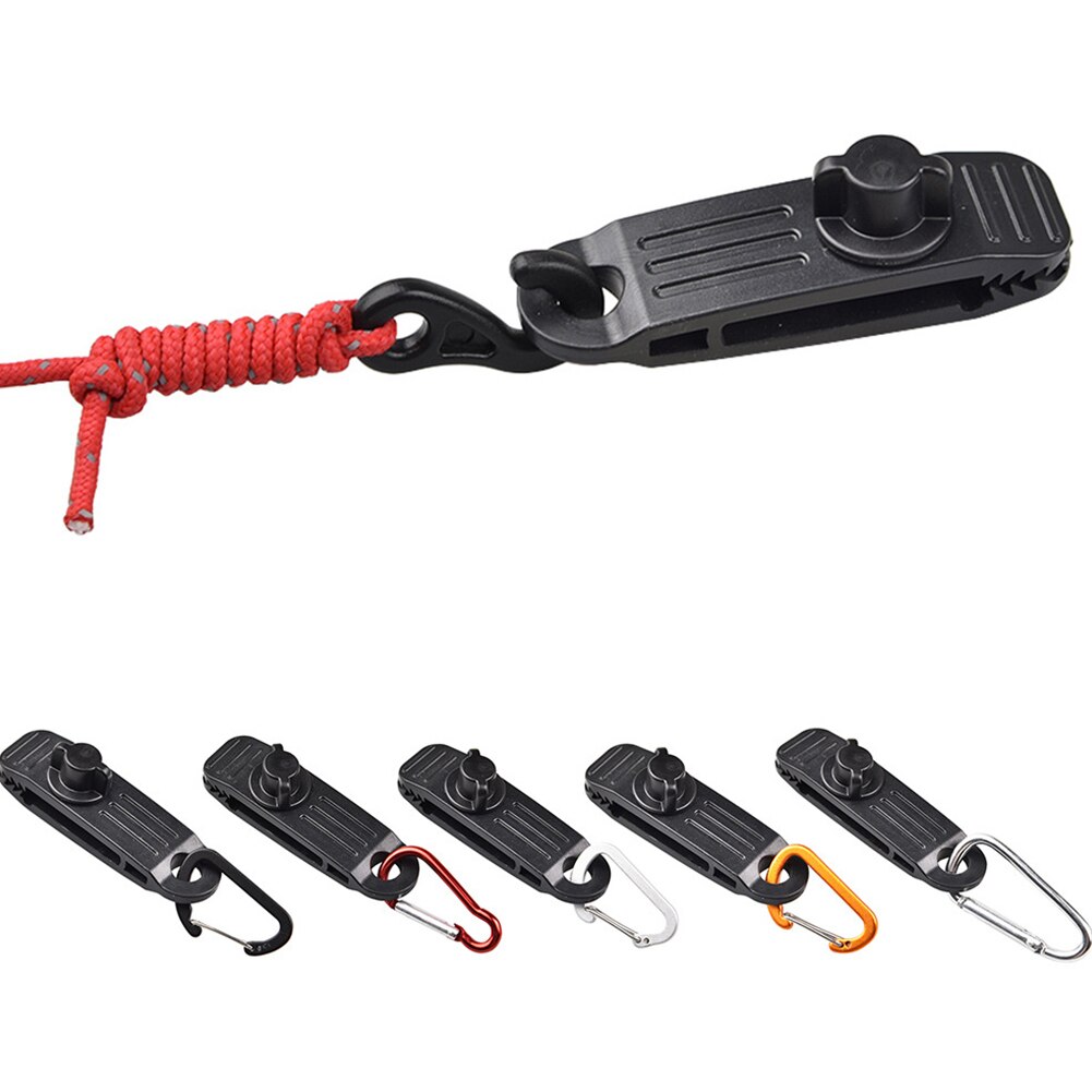 Cheap Goat Tents Awning Clamp Tarp Tarpaulin Windproof Snap Clips Outdoor Camp Tent Tighten Tools Travelling Easy Carrying Portable Parts   